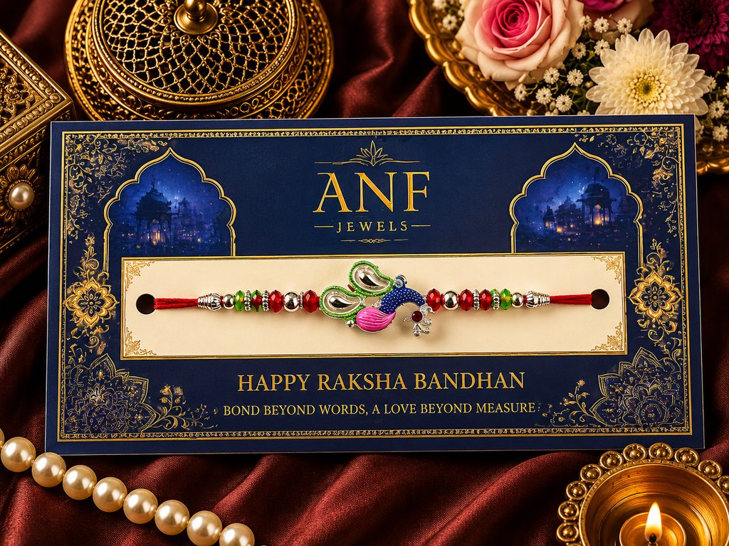 Royal Peacock Elegance Rakhi