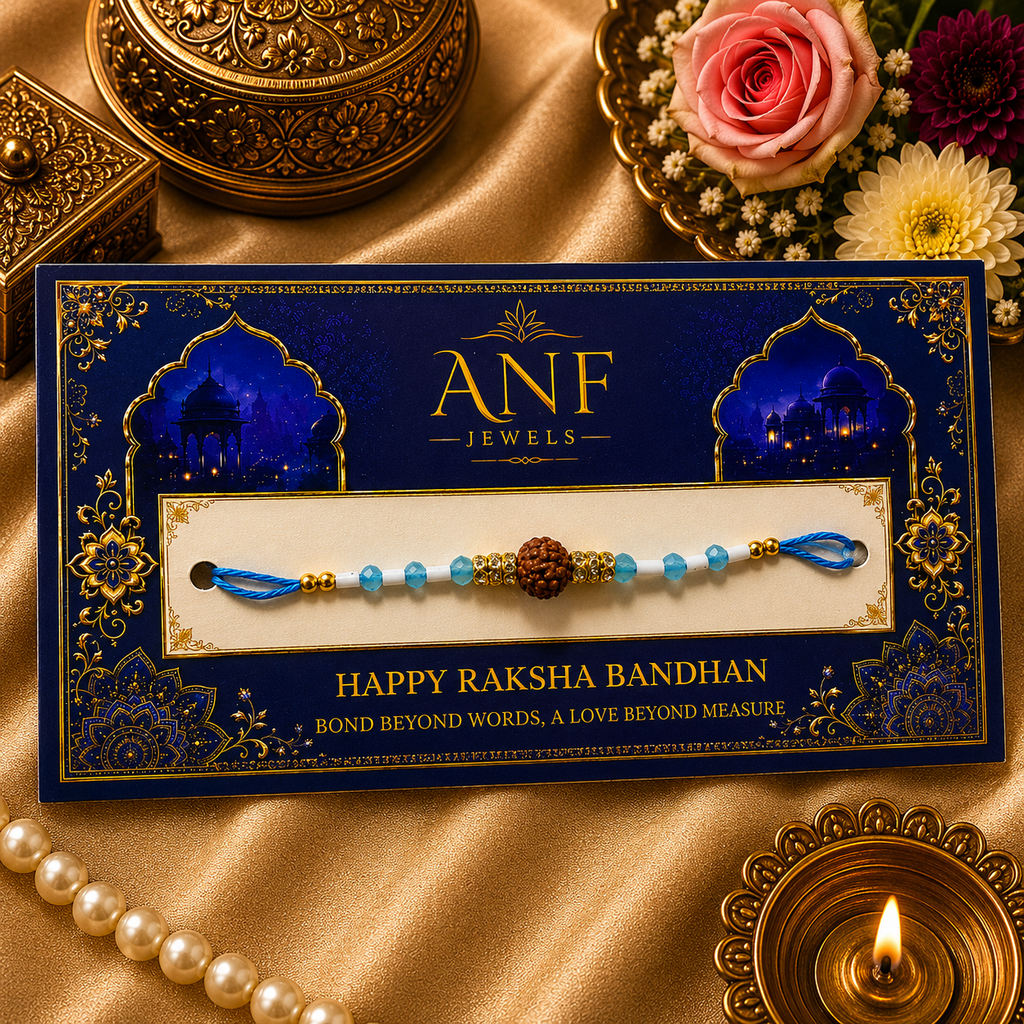 🔱 Divine Rudraksha Rakhi