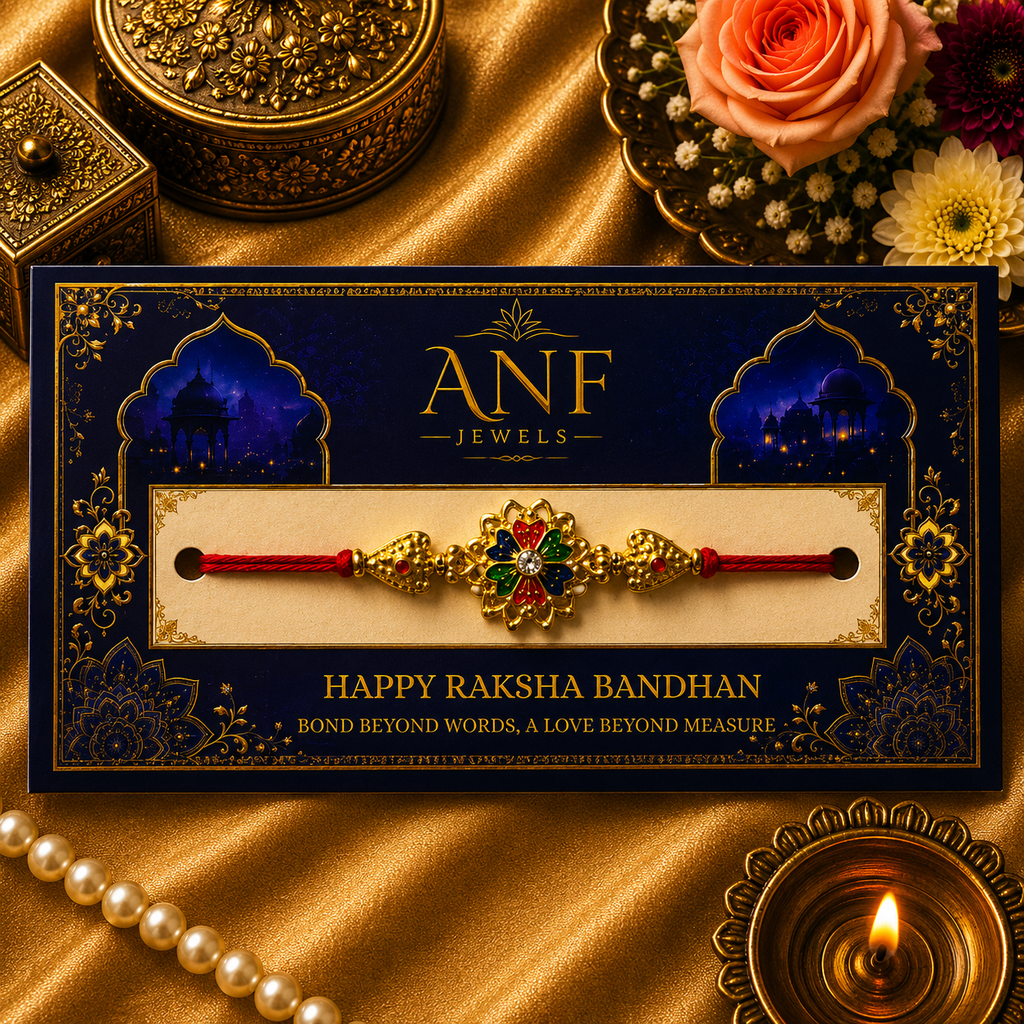 Royal Floral Elegance Rakhi