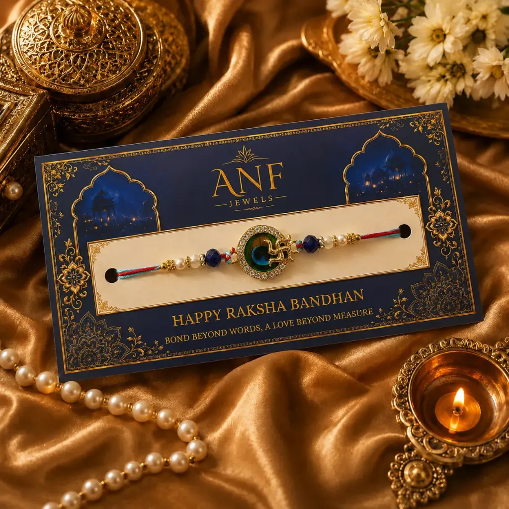 🦚 Royal Peacock Rakhi