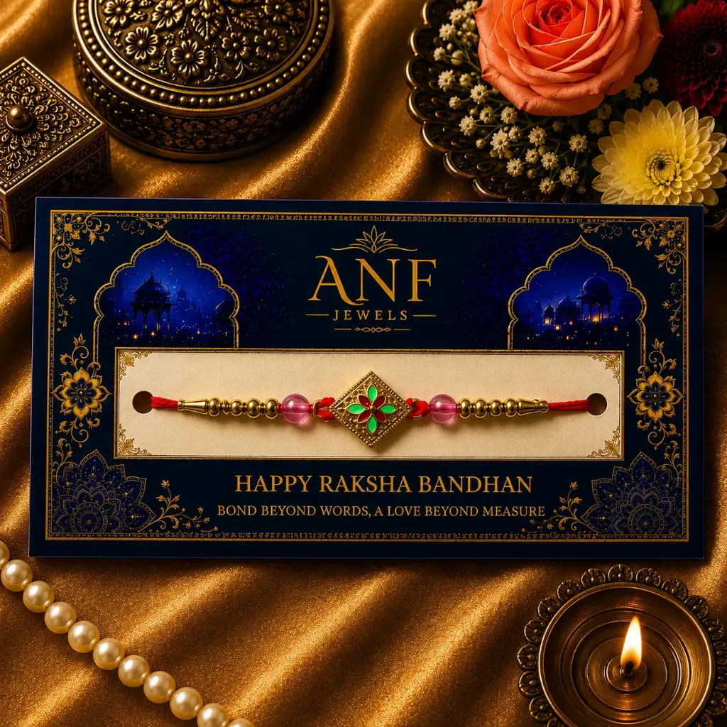 Royal Floral Elegance Rakhi