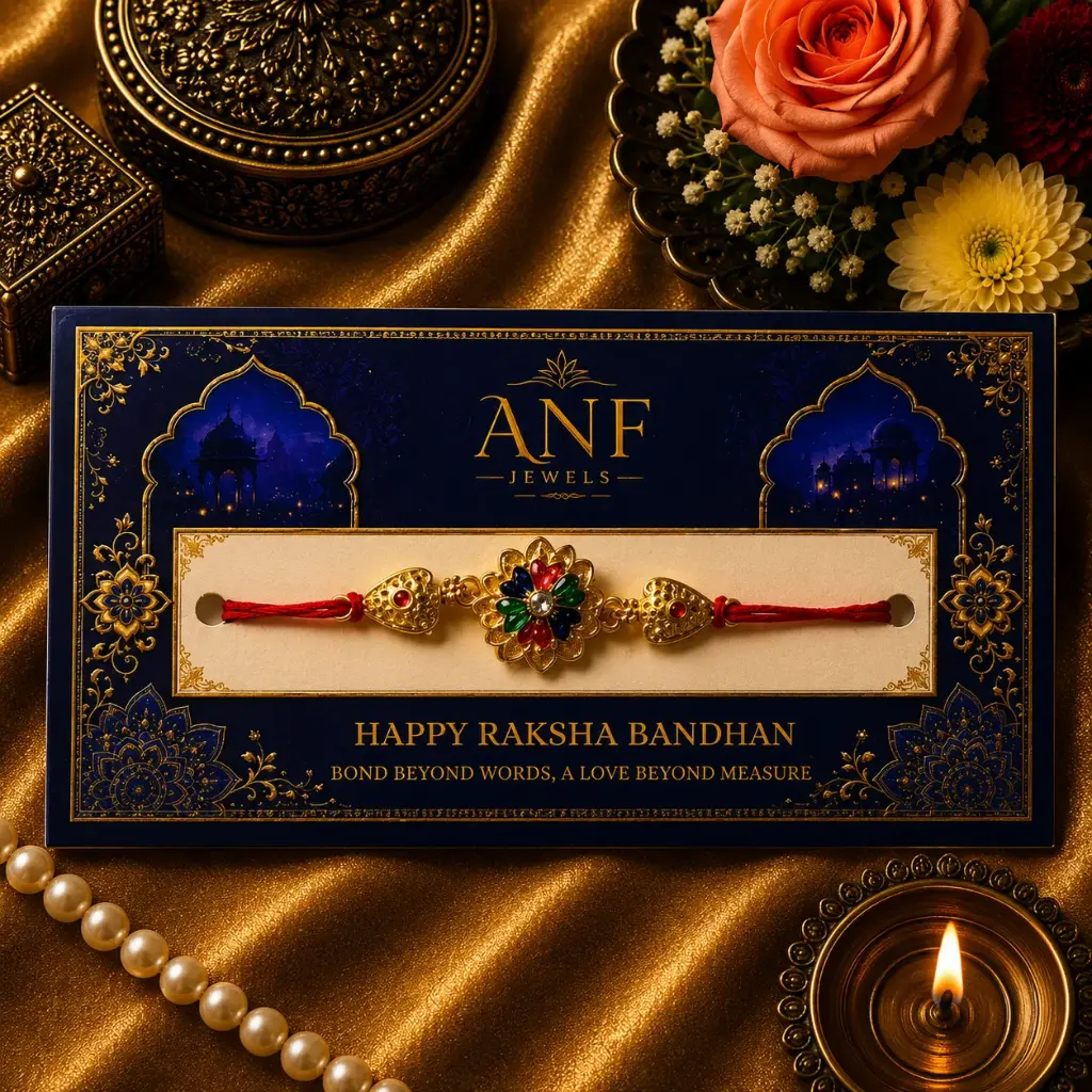 Royal Multicolor Floral Rakhi