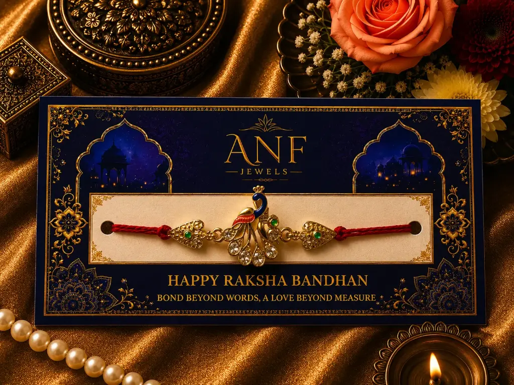 Royal Peacock Grandeur Rakhi