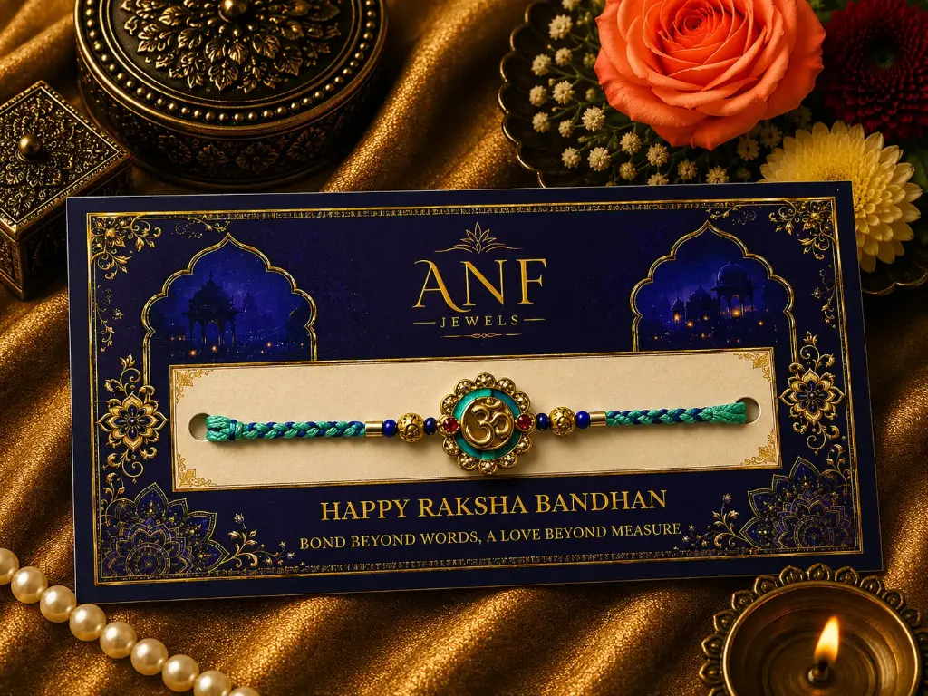 Emerald Om Royale Rakhi