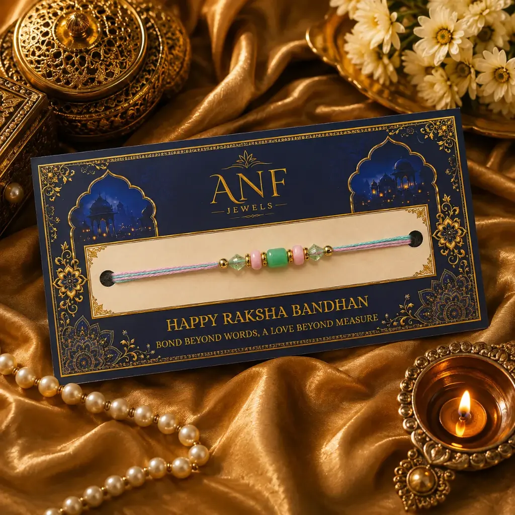 🌸 Rosy Glow Rakhi