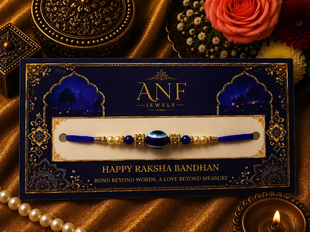 Royal Blue Eye Rakhi