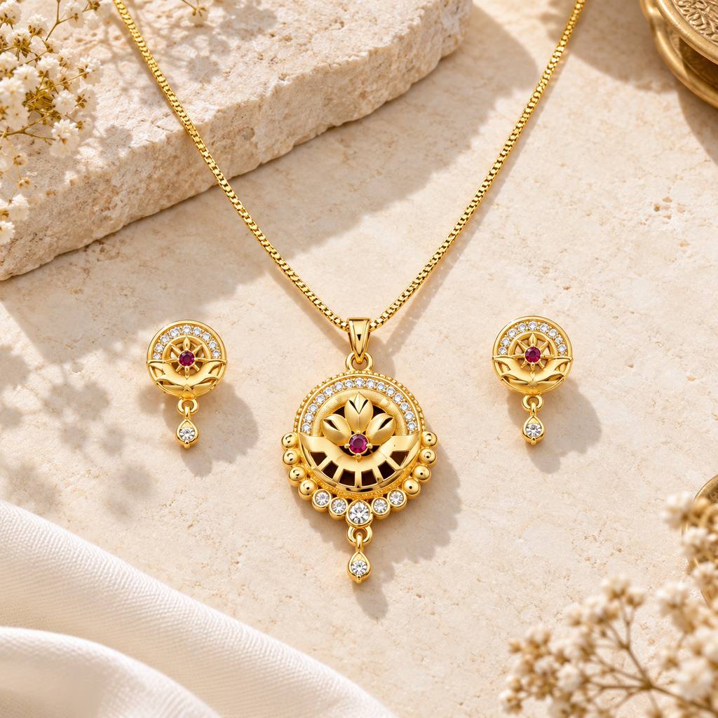 Elara Royale Pendant Set